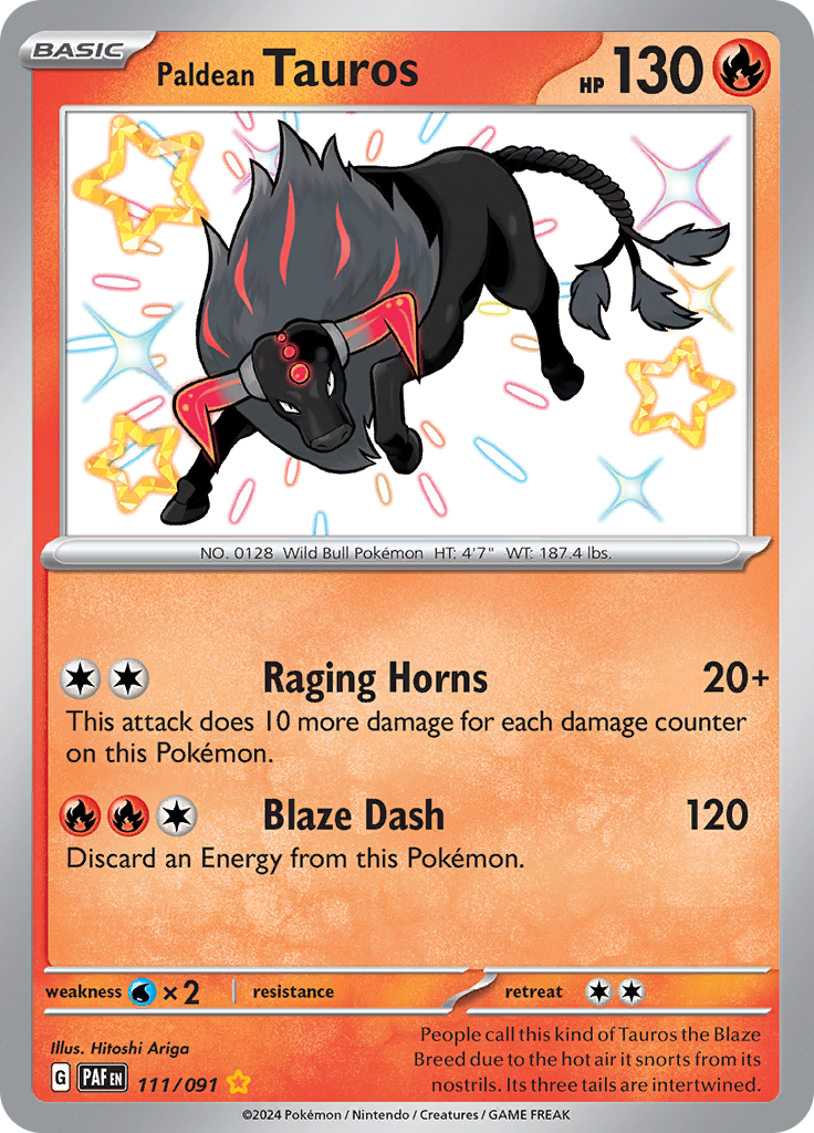 #111 Paldean Tauros