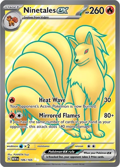 #186 Ninetales-ex (Full Art)