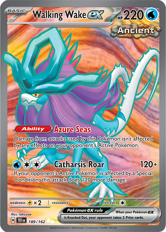 #189 Walking Wake ex (Full Art)