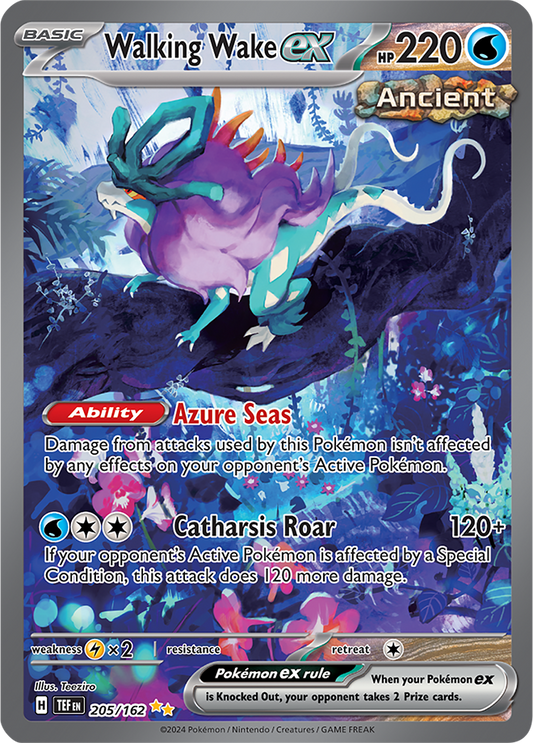 #205 Walking Wake ex (Special Illustration)