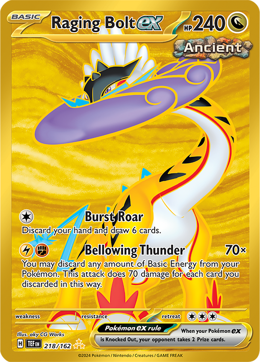 #218 Raging Bolt ex (Hyper Rare)