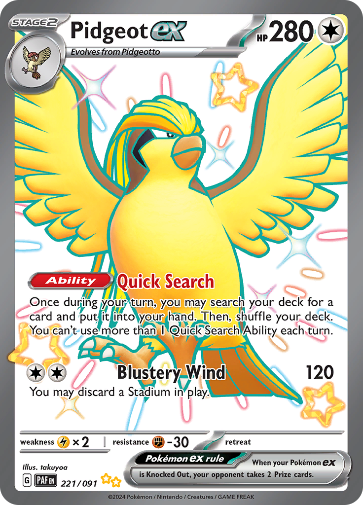 #221 Pidgeot ex